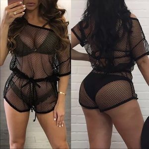 Romper Coverup Bikini Set main image 0